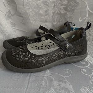 JBU by Jambu Women's Bellerose Encore Mary Jane Flat Charcoal 7.5 - NEW